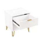 Manhattan Comfort Set of 2 Dumbo Nightstands with Drawer
