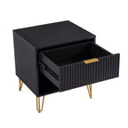 Manhattan Comfort Set of 2 Dumbo Nightstands with Drawer