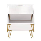 Manhattan Comfort Set of 2 Dumbo Nightstands with Drawer
