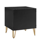 Manhattan Comfort Set of 2 Dumbo Nightstands with Drawer