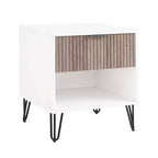 Manhattan Comfort Set of 2 Dumbo Nightstands with Drawer