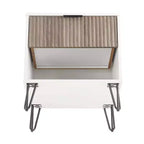 Manhattan Comfort Set of 2 Dumbo Nightstands with Drawer
