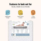Dream On Me Nap Nest 5 Standard Crib and Toddler Mattress