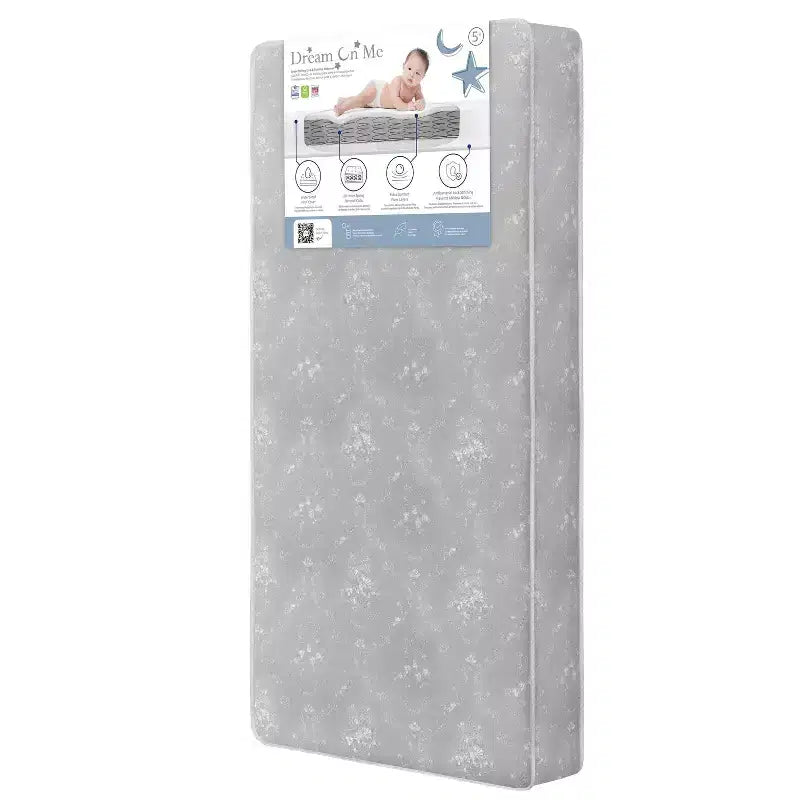 Dream On Me Nap Nest 5 Standard Crib and Toddler Mattress