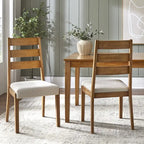 Lifestorey Palmer Solid Wood Dining Chairs (Set of 2)