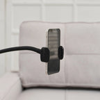Linen Sleeper Sofa with Push-out Sofa Bed, Extra Storage Space, Phone Holder & USB Charger