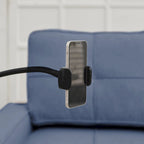 Linen Sleeper Sofa with Push-out Sofa Bed, Extra Storage Space, Phone Holder & USB Charger