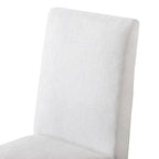 Furniture of America Drystan Rustic Ivory Padded Fabric Dining Chairs (Set of 2)