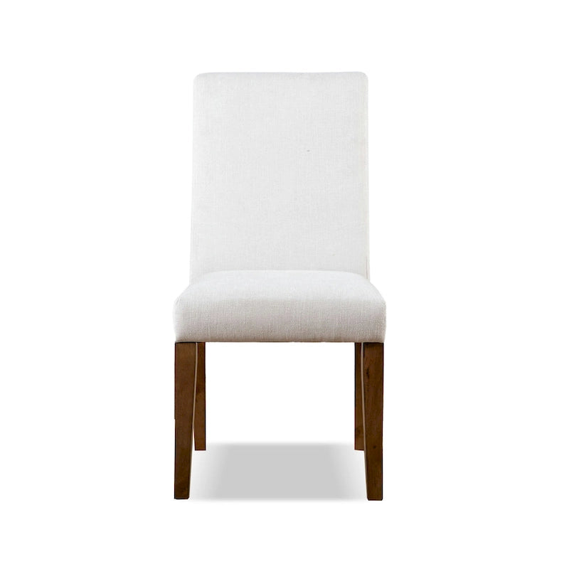 Furniture of America Drystan Rustic Ivory Padded Fabric Dining Chairs (Set of 2)