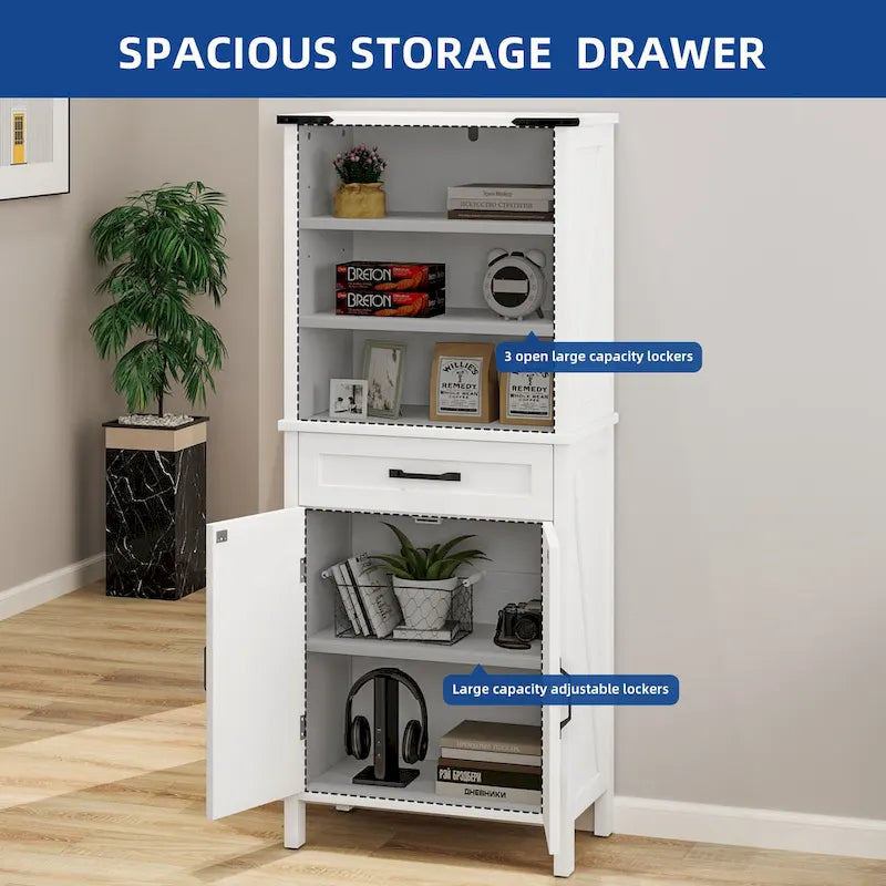 58 Tall Storage Cabinet Bathroom Storage Cabinet