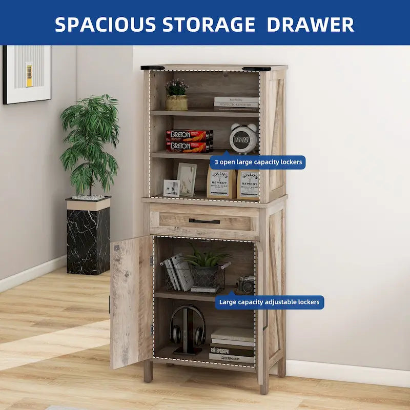 58 Tall Storage Cabinet Bathroom Storage Cabinet