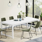 Tavolo da Pranzo Rettangolare Moderno da 79 Pollici per 6-8 Persone - 78.74 L x 39.37 P x 30.31 A