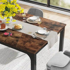 Tavolo da Pranzo Rettangolare Moderno da 79 Pollici per 6-8 Persone - 78.74 L x 39.37 P x 30.31 A