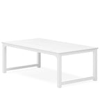 Tavolo da Pranzo Rettangolare Moderno da 79 Pollici per 6-8 Persone - 78.74 L x 39.37 P x 30.31 A