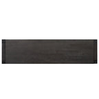 Wood Console Table with 2 Drawers and 1 Shelf for Hallway Living Room