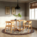 Sedia da pranzo moderna in legno massiccio con schienale arrotondato Middlebrook (Set di 2)