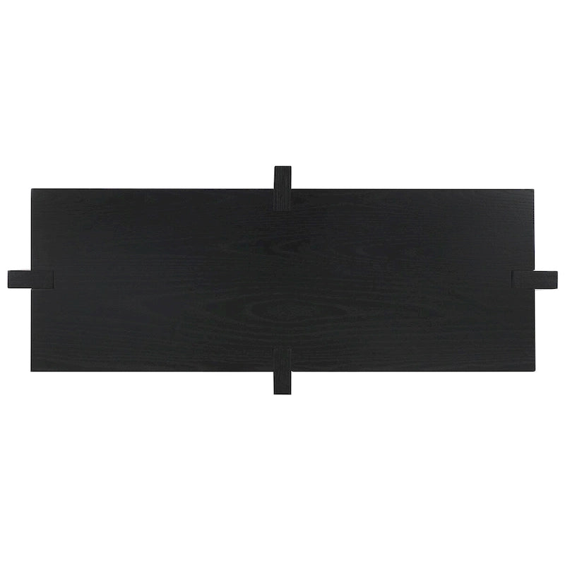 SAFAVIEH Couture Quigley Tavolo Consolle Rettangolare in Legno - 122Lx51Px76H
