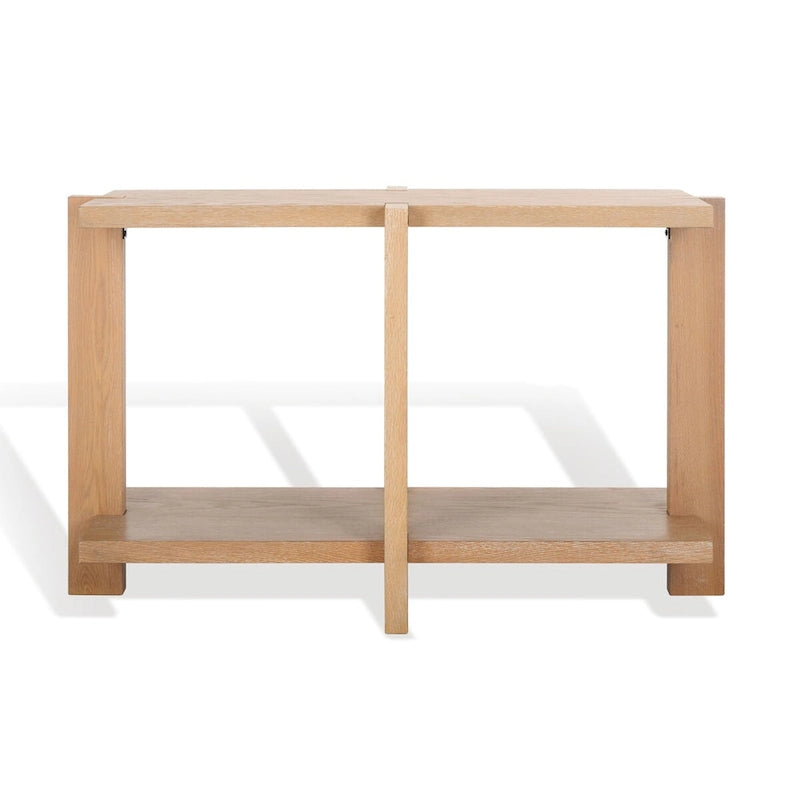 SAFAVIEH Couture Quigley Tavolo Consolle Rettangolare in Legno - 122Lx51Px76H