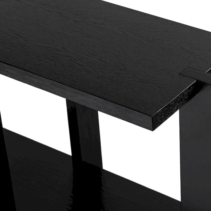 SAFAVIEH Couture Quigley Tavolo Consolle Rettangolare in Legno - 122Lx51Px76H