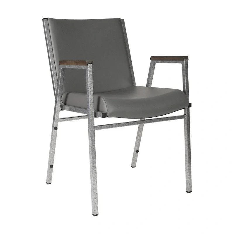 Sedia impilabile per carichi pesanti con braccioli - 21P x 21L x 31A