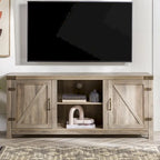 Mobile TV Middlebrook Firebranch da 58 pollici con ante scorrevoli in stile fienile