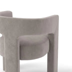 SEYNAR Sedia da Pranzo Moderna Glamour Rivestita in Velluto, Set di 6 Sedie Accent con Schienale Aperto