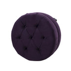 Dawn Tufted Round Ottoman by Jennifer Taylor Home