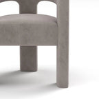 SEYNAR Sedia da Pranzo Moderna Glamour Rivestita in Velluto, Set di 6 Sedie Accent con Schienale Aperto