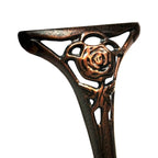 Set bistro da 3 pezzi Camellia in alluminio pressofuso con tavolo e 2 sedie - N/D