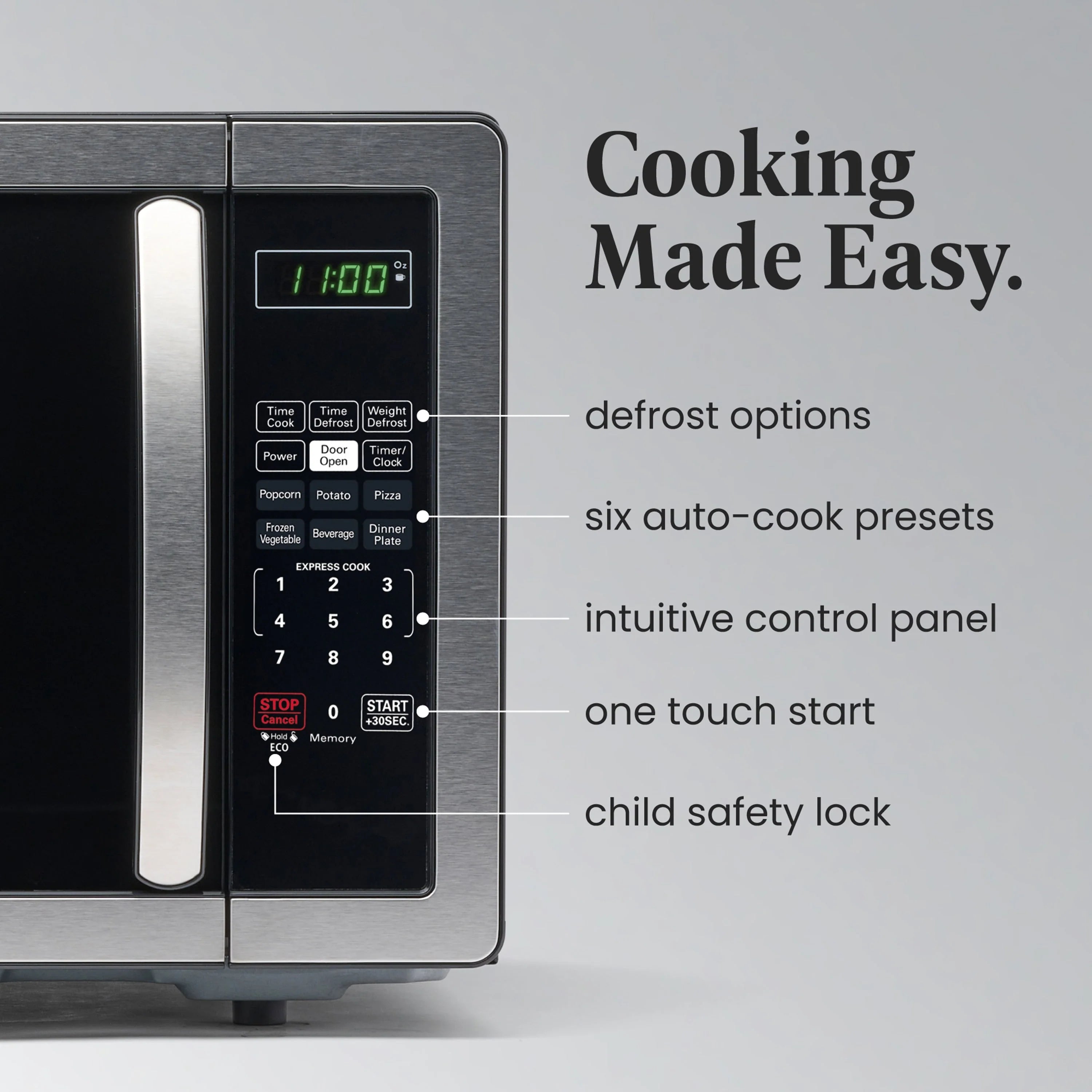 Forno a microonde Farberware Classic da 1,1 piedi cubi e 1000 watt