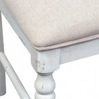 Sedia laterale Whitney Antique Linen Slat Back (Set di 2)