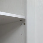 Freestanding Kitchen Storage Cabinet w/ Doors and Adjustable Shelves - N/A