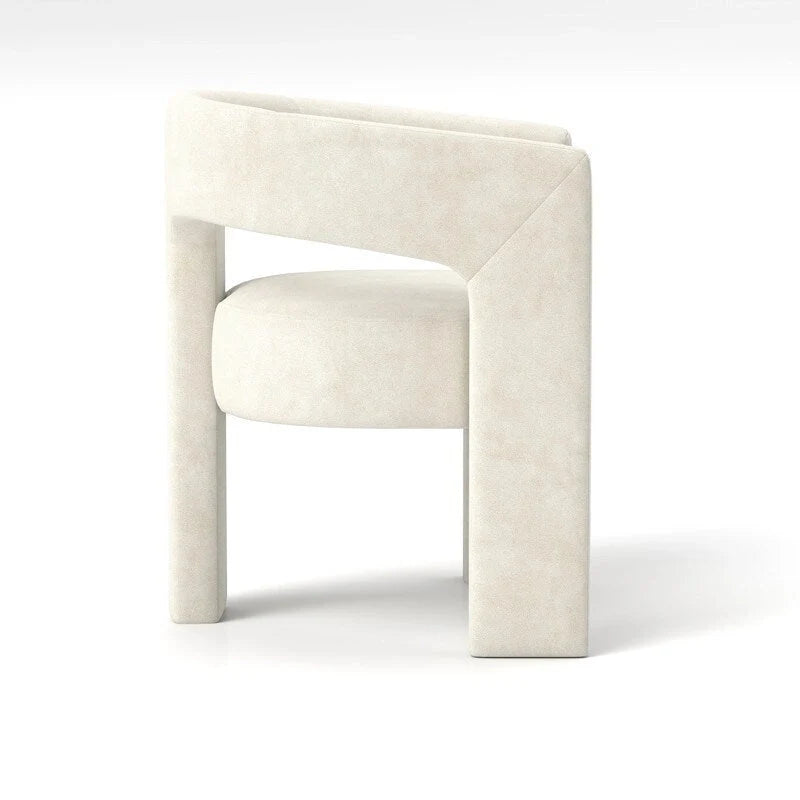 SEYNAR Sedia da Pranzo Moderna Glamour Rivestita in Velluto, Set di 6 Sedie Accent con Schienale Aperto