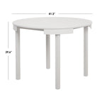 Set da pranzo rotondo compatto Harrisburg Tobey da 5 pezzi