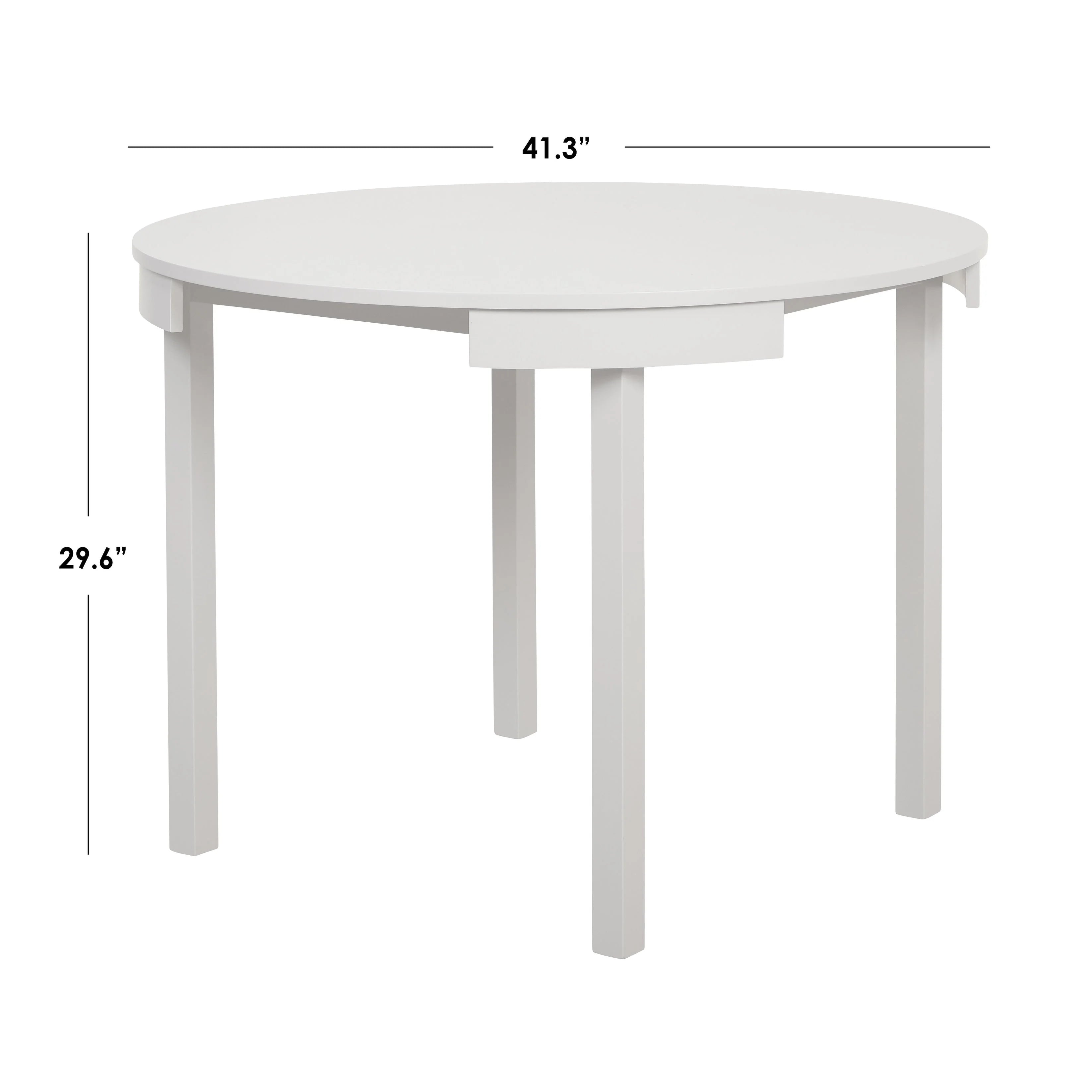 Set da pranzo rotondo compatto Harrisburg Tobey da 5 pezzi