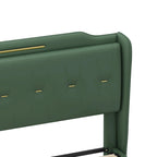 Letto moderno imbottito in pelle PU Uphou di Christopher Knight Home