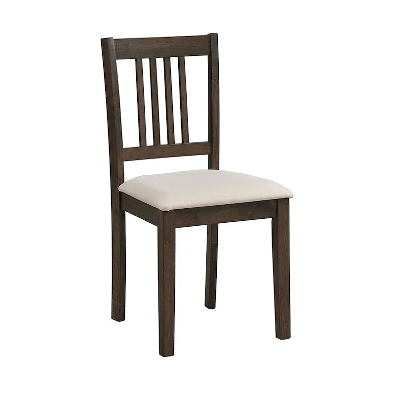 Set Tavolo e Sedie per Colazione in Cucina, Tavolo da Pranzo Quadrato in Legno, Tavolo da Pranzo Casuale con 4 Sedie Imbottite