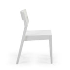 Sedia da pranzo moderna in legno massello Plank and Beam