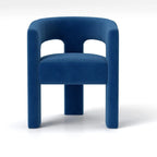 SEYNAR Sedia da Pranzo Moderna Glamour Rivestita in Velluto, Set di 6 Sedie Accent con Schienale Aperto