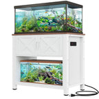 Moasis Mobile per Acquario da 150-190 Litri, Supporto per Acquario con Prese di Corrente