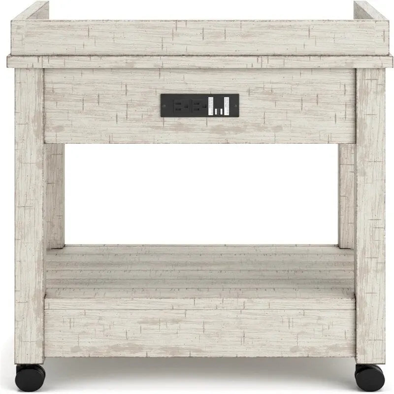 Industrial Office Printer Stand with Storage - 24 D x 22 W x 23 H