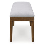 Panca da pranzo imbottita Signature Design by Ashley Lyncott Grigio/Marrone 59 - 59,25 L x 15,13 P x 19,75 A
