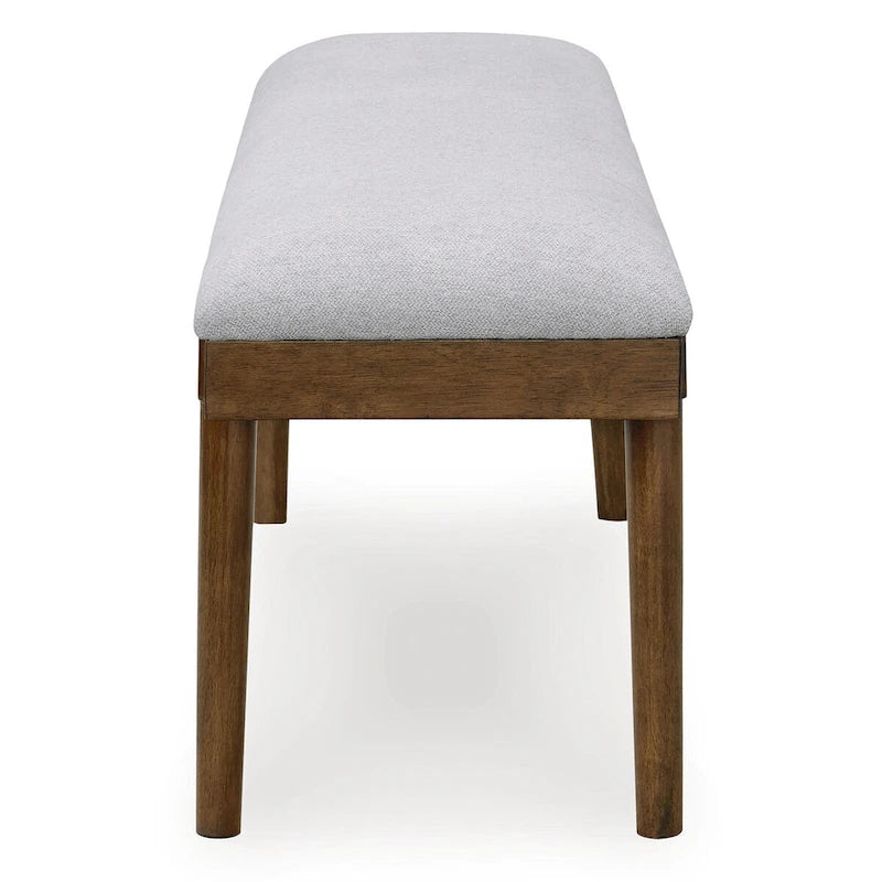 Panca da pranzo imbottita Signature Design by Ashley Lyncott Grigio/Marrone 59 - 59,25 L x 15,13 P x 19,75 A