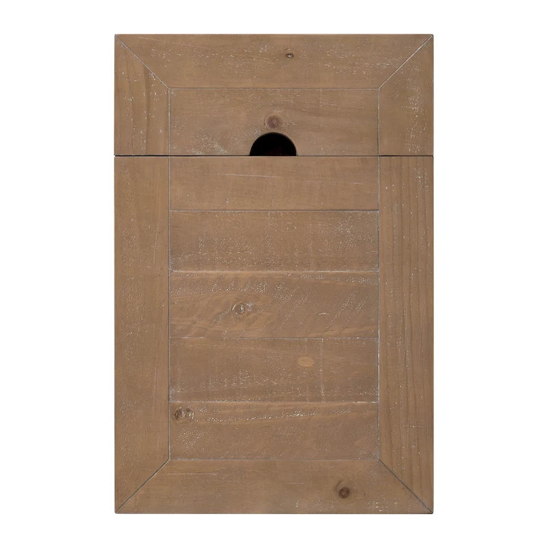 Tavolino da divano/poltrona Monterey in legno massiccio con prese di corrente nascoste