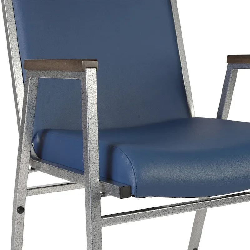 Sedia impilabile per carichi pesanti con braccioli - 21P x 21L x 31A