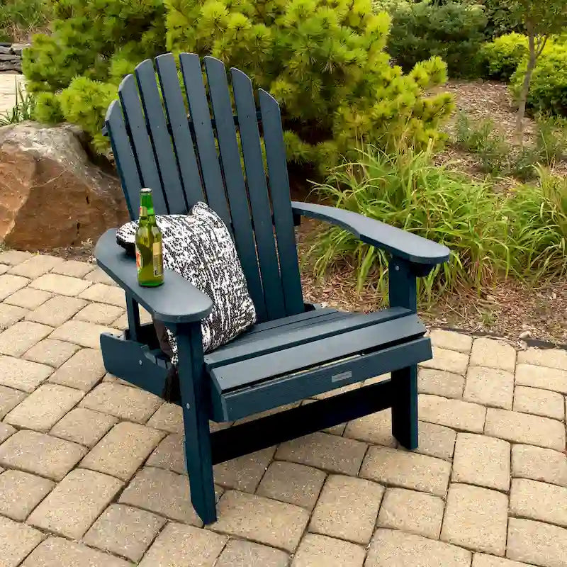 HIGHWOOD King-Size Folding and Reclining Adirondack Chair