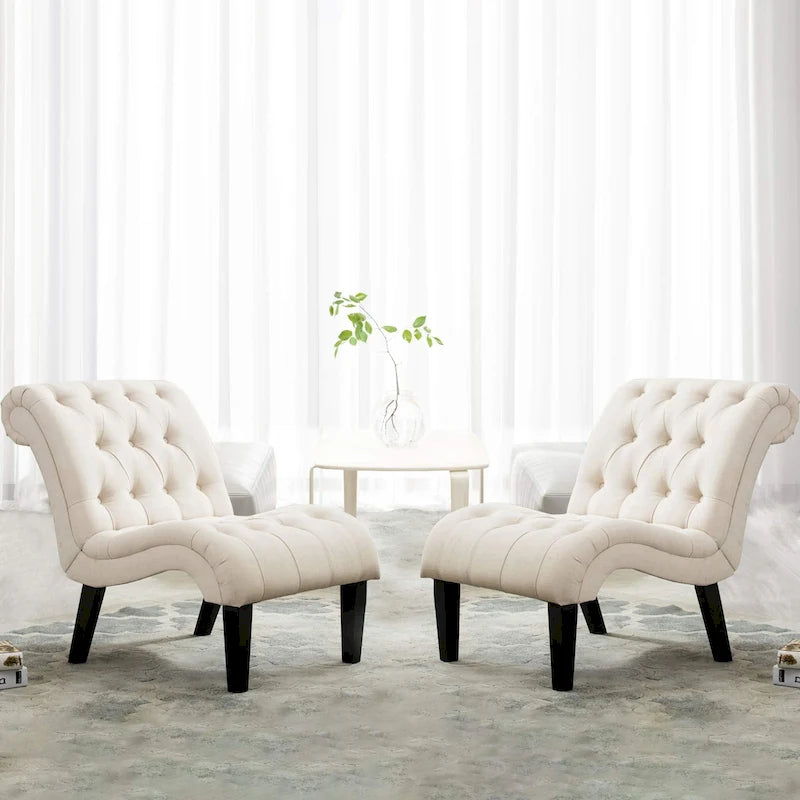 Set di 2 Poltrone Accent, Poltroncine da Soggiorno