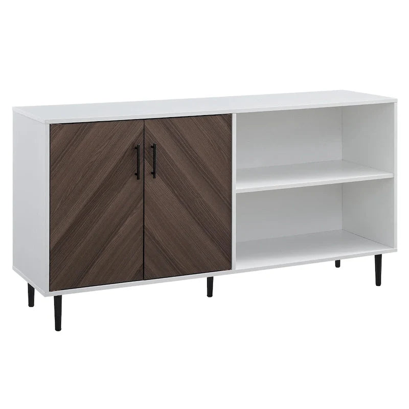 Mobile TV Middlebrook Cassandra da 58 pollici con motivo bookmatch