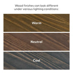Sedia da pranzo moderna in legno massello Plank and Beam