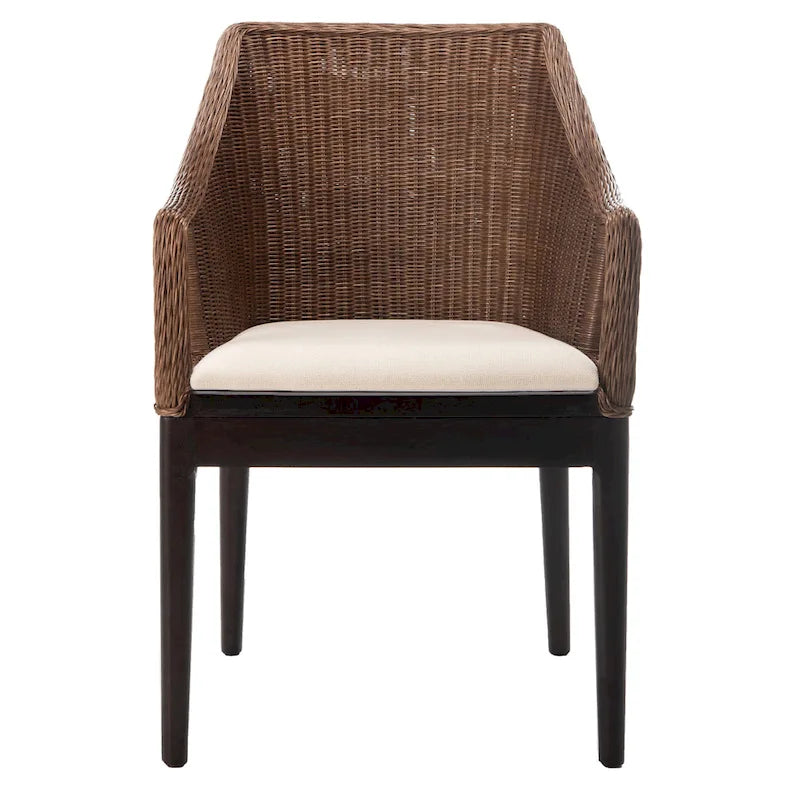 SAFAVIEH Duyen Sedia da pranzo multicolore/marrone - 23 x 23.3 x 34 - 23Lx23Px34H